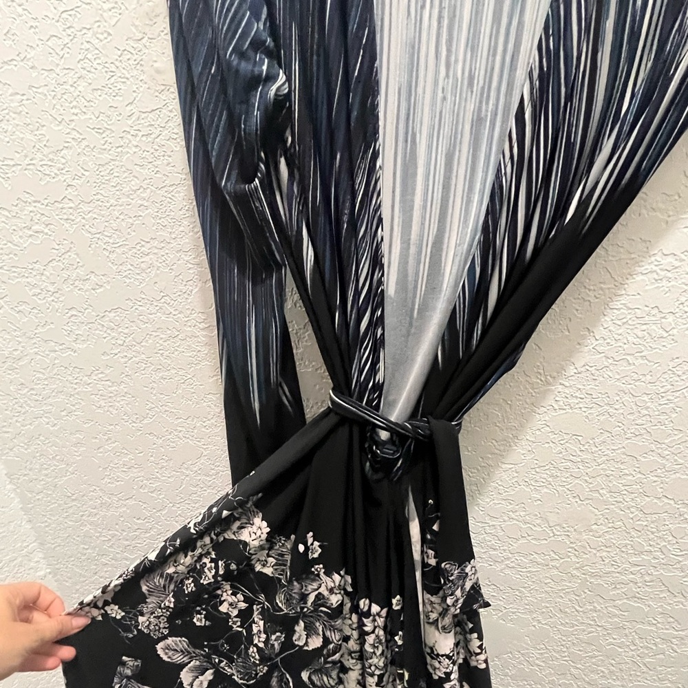 Sleek wrap around dress